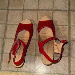 Women's Red Sandals